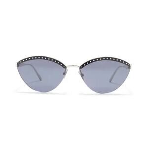 ALAÏA 61mm Cat Eye Sunglasses silver blue